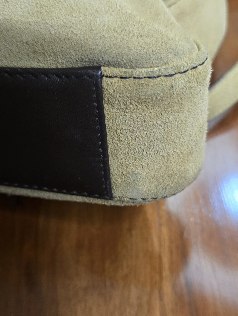 Vintage Ralph Lauren Y2K Genuine Suede Shoulder Bag - Picture 8 of 13